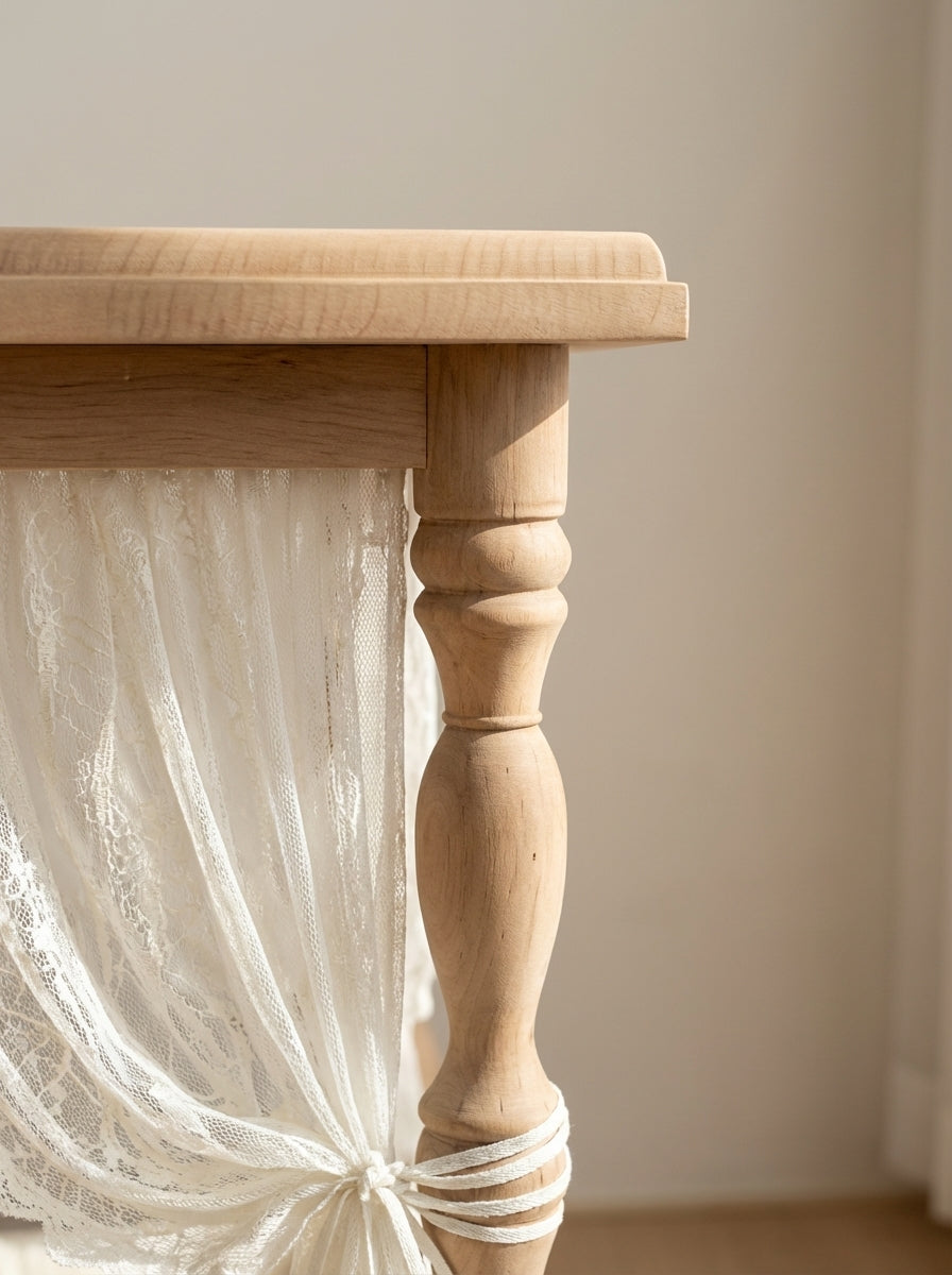 Solid Wood Dog Crate Side Table